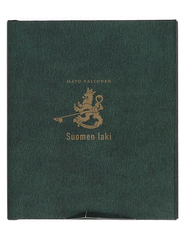 Suomen laki kirja 208/2013 - Mato Valtonen - Historiakirjat - 10105363108 - 0