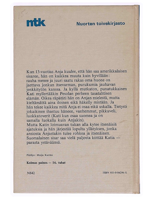 Taivas, mikä sisar! - Britta-Lisa Joutsen - Nuorten kirjat - 10105363119 - 1