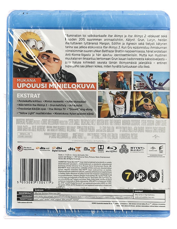 Itse ilkimys 3 - Blu-ray - Blu-ray-levyt - 10105363124 - 1