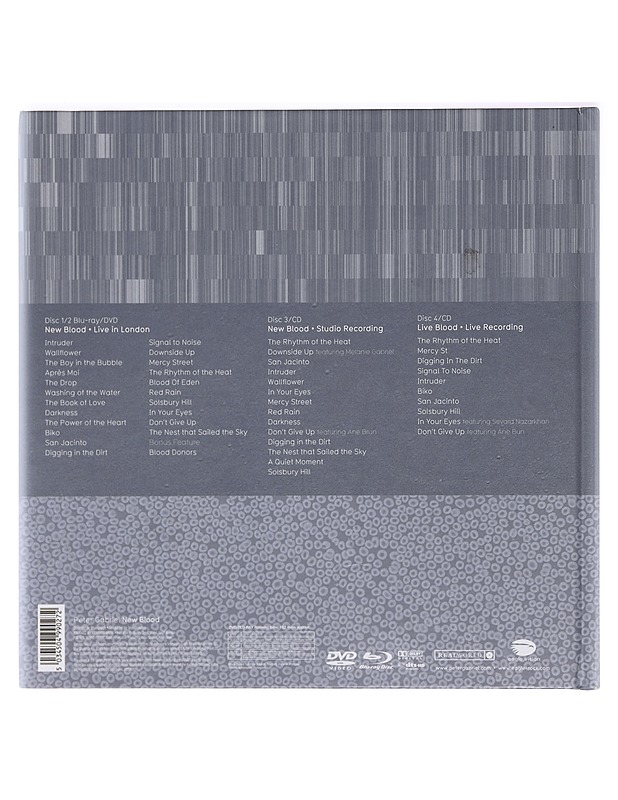 New Blood - Live in London - Peter Gabriel (DELUXE edition, BluRayDVD, 2011) - Taide- ja kulttuurikirjat - 10105363280 - 1