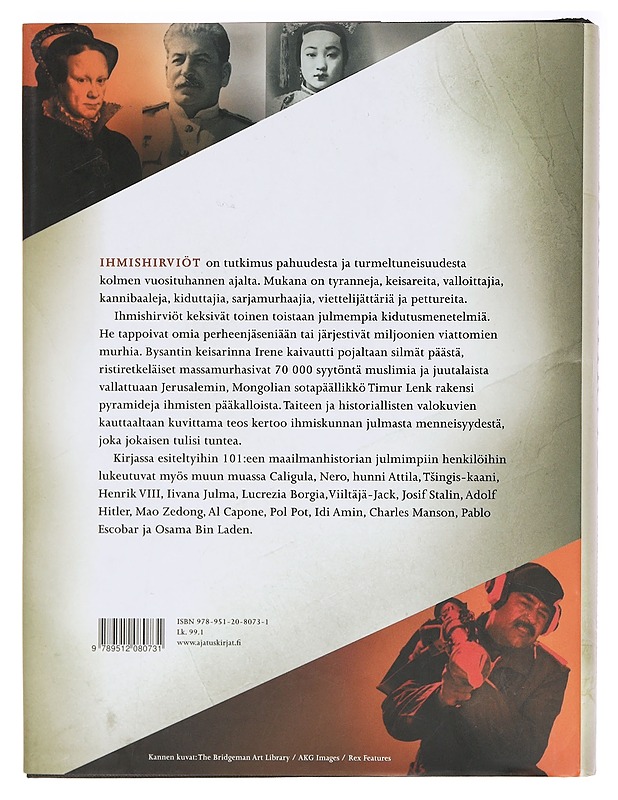 Ihmishirviöt : maailmanhistorian julmimmat ihmiset - Sebag Montefiore, Simon - Historiakirjat - 10105363288 - 1