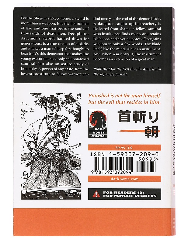 Samurai executioner. Volume 3 : The hell stick - Kazuo Koike - Sarjakuvat - 10105363364 - 1