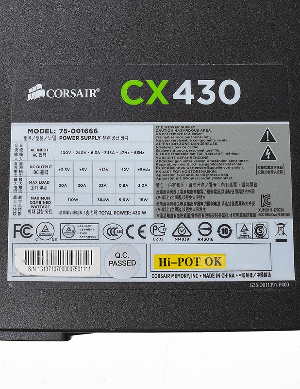 CORSAIR CX 430 Virtalähde - Tietokoneet - 10105363422 - 2