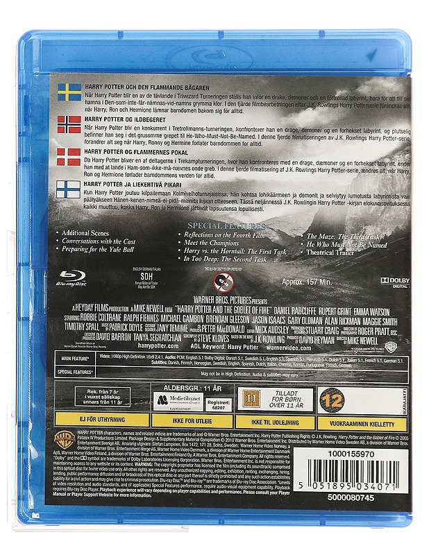 Harry Potter and the goblet of fire - Blu-ray - Blu-ray-levyt - 10105363499 - 1