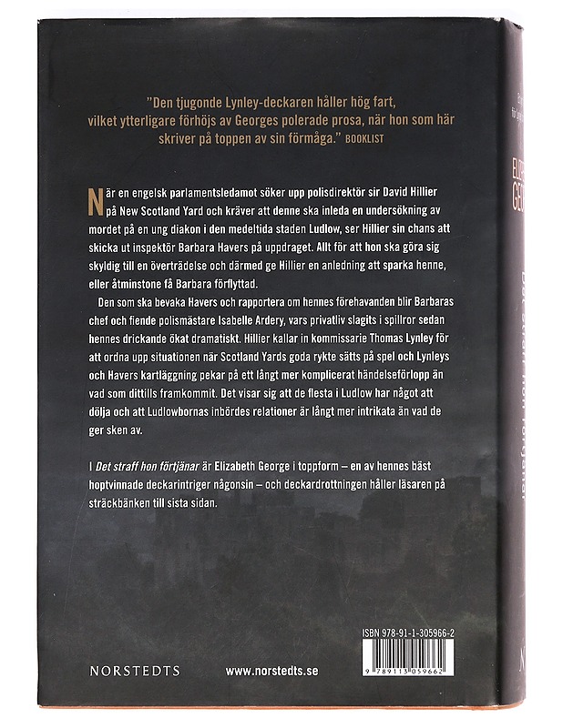 Det straff hon förtjänar - George, Elizabeth - Romaanit ja novellit - 10105363624 - 1