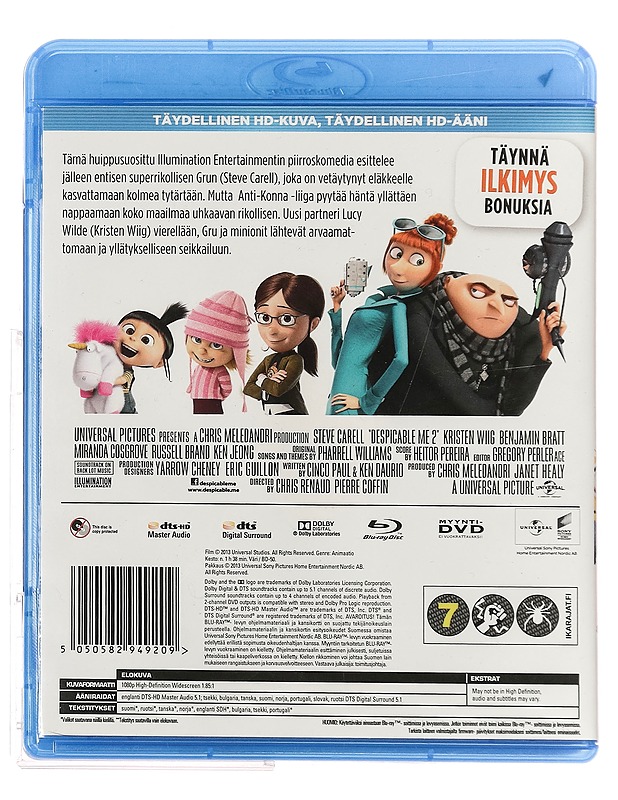 Itse ilkimys 2  - Blu-ray-levyt - 10105363634 - 1