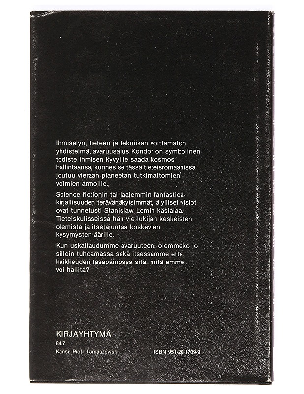 Voittamaton - Lem, Stanislaw - Fantasia- ja scifi - 10105363689 - 1