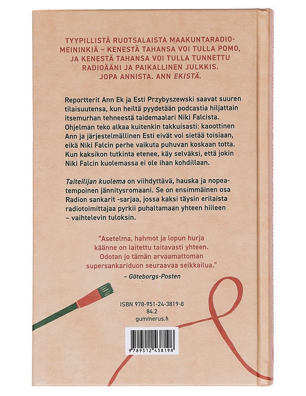 Taiteilijan kuolema - Emmy Abrahamson - Jännitys ja dekkarit - 10105363840 - 1