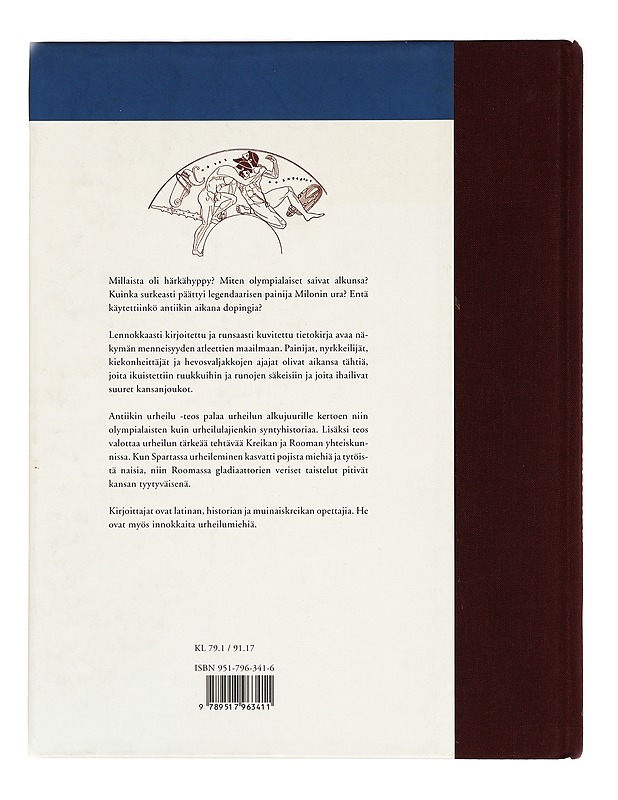 Antiikin urheilu : Olympian kentiltä Rooman areenoille - Koski, Sami - Historiakirjat - 10105363848 - 1