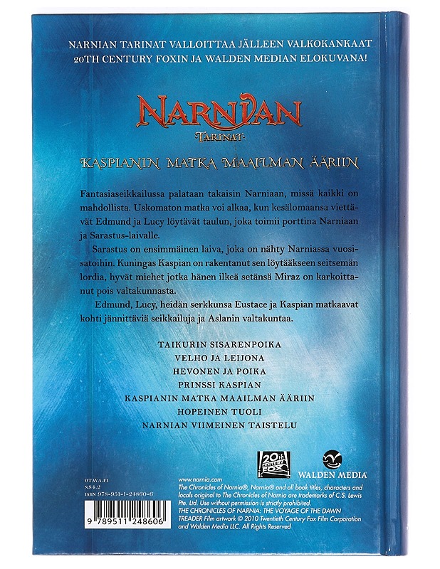 Kaspianin matka maailman ääriin - Lewis, C. S. - Fantasia- ja scifi - 10105363940 - 1
