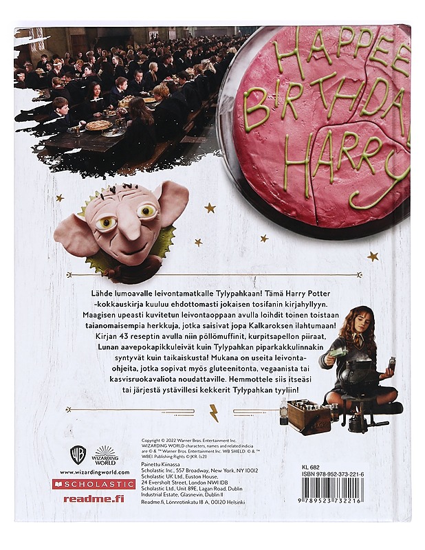 Harry Potter -kokkauskirja - Farrow, Joanna - Ruokakirjat - 10105364105 - 1