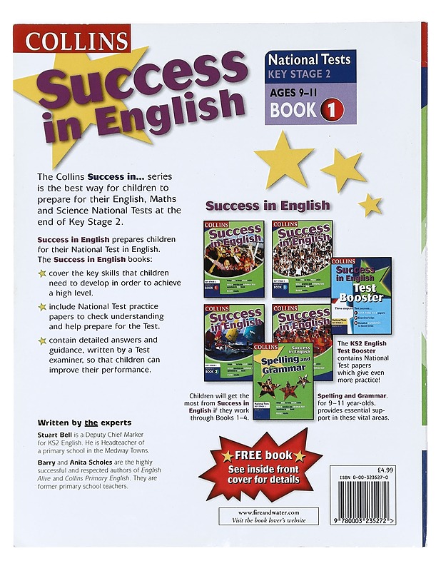 Success In English Book 1: Key Stage 2 National Tests: Bk. 1 (Collins Study & Revision Guides) - Scholes, Barry ja Bell, Stuart - Tietokirjat ja oppaat - 10105364131 - 1
