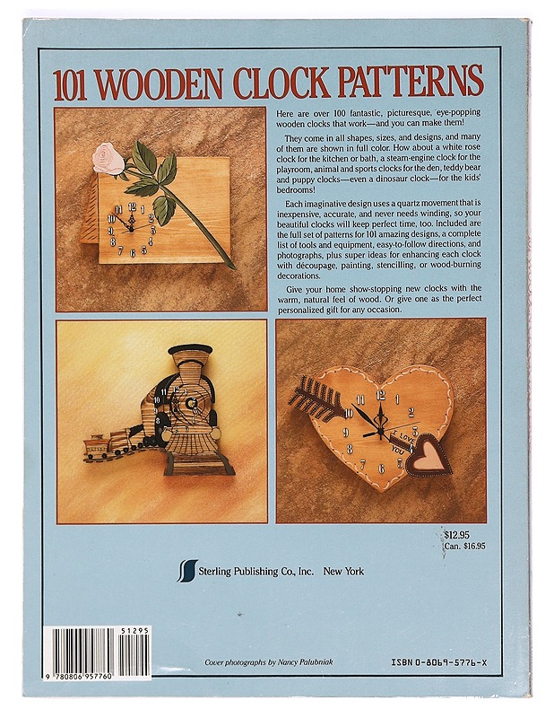 101 wooden clock patterns - Joyce R. Novak - Tietokirjat ja oppaat - 10105364158 - 1