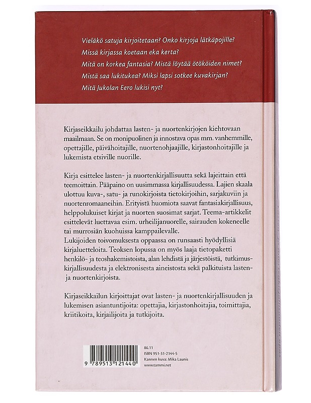 Kirjaseikkailu : lasten- ja nuortenkirjallisuuden opas - Korolainen, Tuula - Tietokirjat ja oppaat - 10105364252 - 1