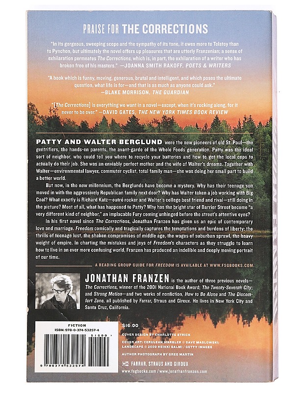 Freedom - Jonathan Franzen - Romaanit ja novellit - 10105364257 - 1