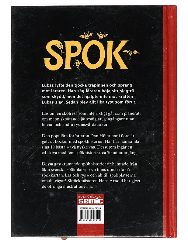 Stora boken med spökhistorier - Höjer, Dan - Romaanit ja novellit - 10105364336 - 1