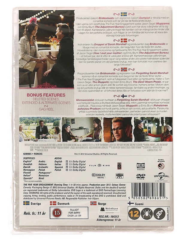 The Five-year Engagement - DVD - DVD-elokuvat - 10105364337 - 1