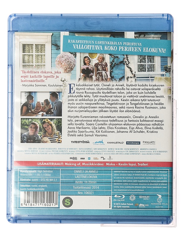 Onneli ja Anneli - Blu-ray - Blu-ray-levyt - 10105364377 - 1