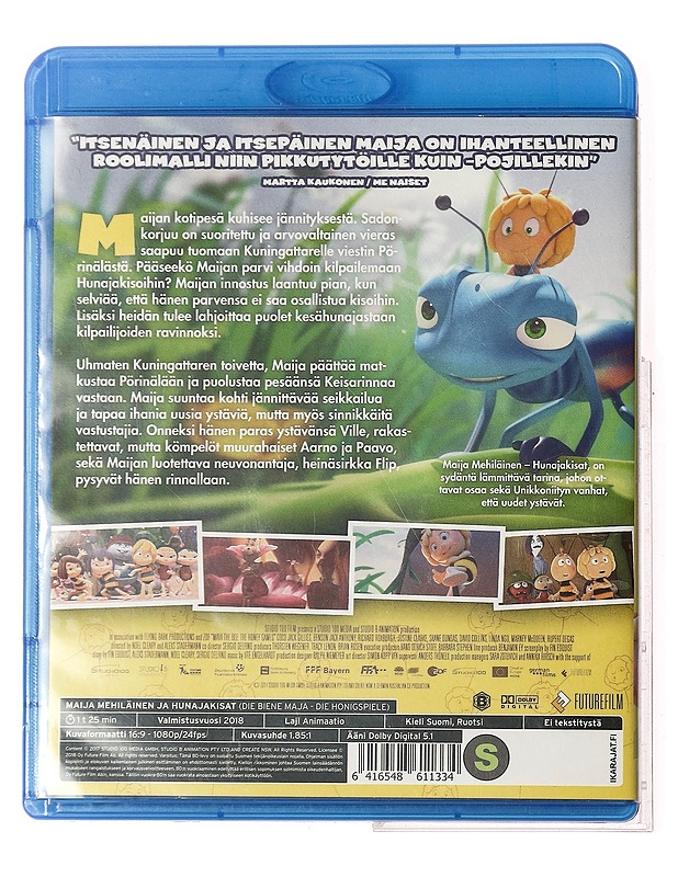 Maija mehiläinen ja hunajakisat - Blue-ray - Blu-ray-levyt - 10105364537 - 1