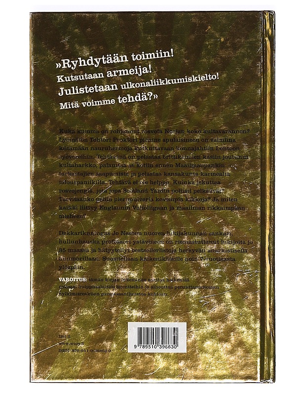Tohtori Proktori ja suuri kultaryöstö - Jo Nesbø - Lastenkirjat - 10105364578 - 1