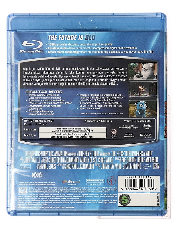 Dr. Seussin Horton - Blu-ray - Blu-ray-levyt - 10105364633 - 1