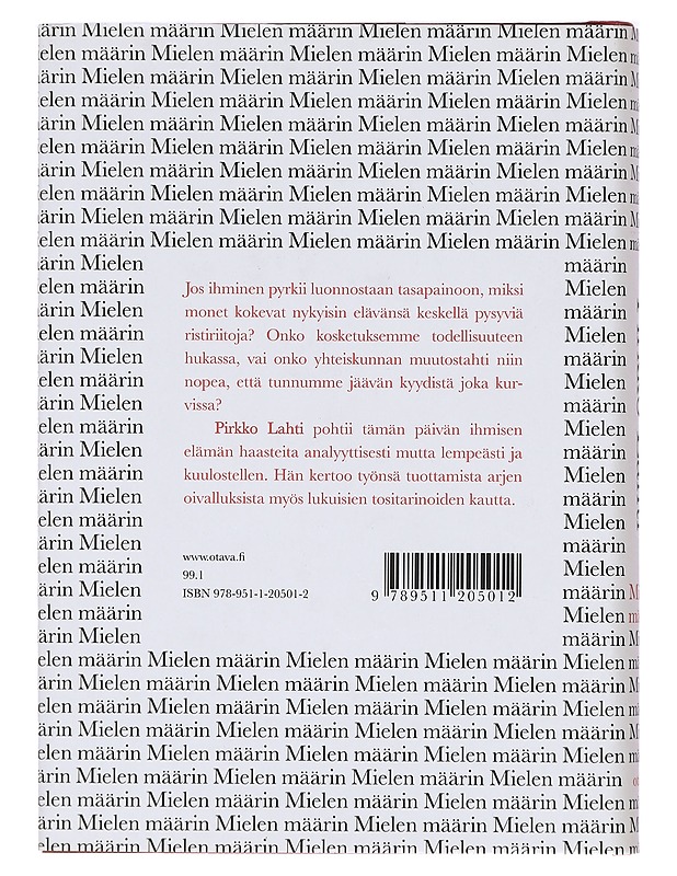 Mielen määrin - Pirkko Lahti - Harrastekirjat - 10105364650 - 1