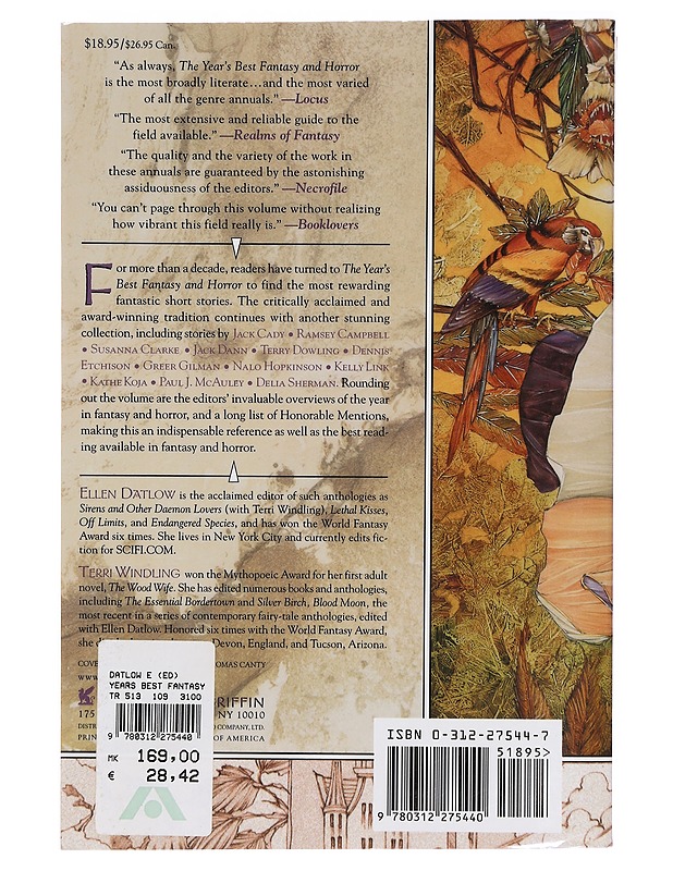 The year's best fantasy and horror: 14th annual collection - Fantasia- ja scifi - 10105364732 - 1