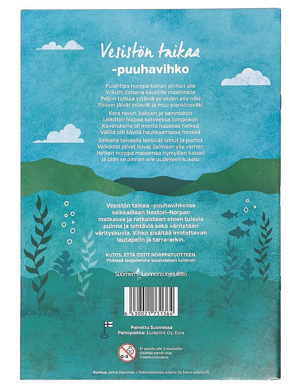 Vesistön taikaa : puuhavihko - Harrastekirjat - 10105364860 - 1