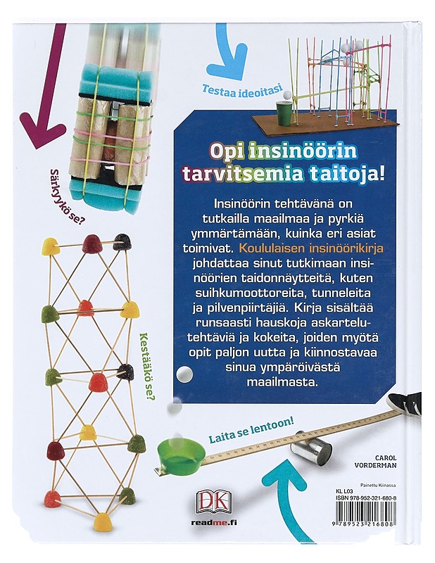 Koululaisen insinöörikirja - Vorderman, Carol - Lastenkirjat - 10105365029 - 1