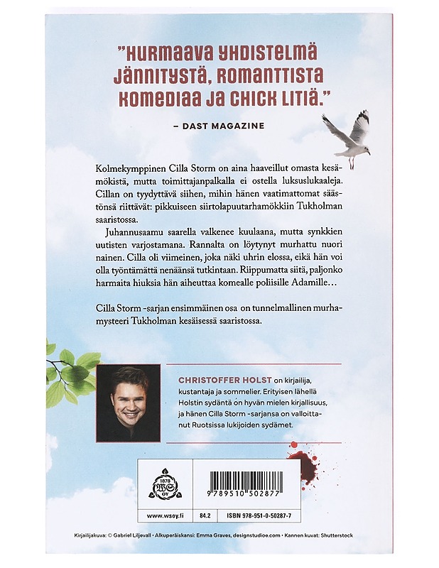 Suviunelmia ja verenpunaa - Holst, Christoffer - Jännitys ja dekkarit - 10105365180 - 1