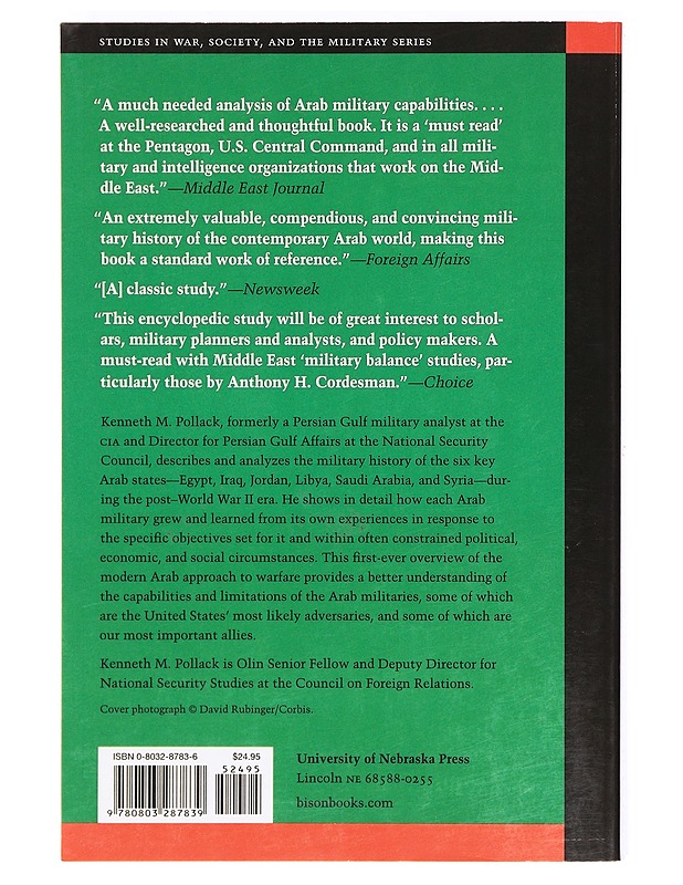 Arabs at war : military effectiveness, 1948-1991 - Pollack, Kenneth M. - Historiakirjat - 10105365708 - 1