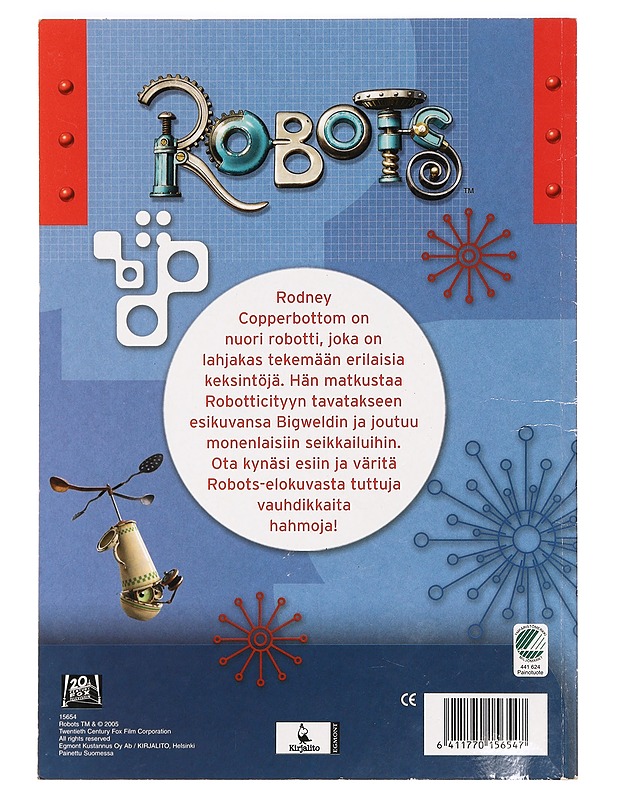 Robots värityskirja - Harrastekirjat - 10105365709 - 1