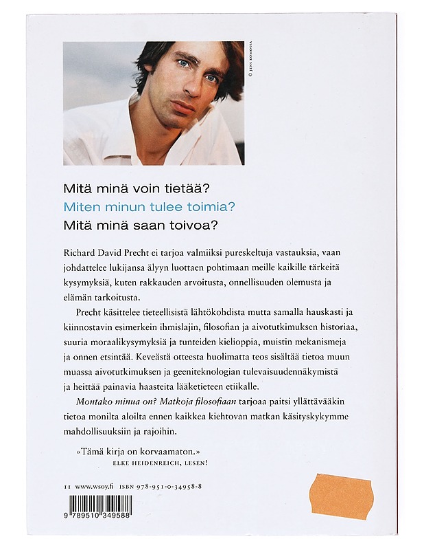 Montako minua on? : matkoja filosofiaan - Precht, Richard David - Harrastekirjat - 10105365792 - 1