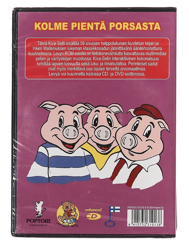 Kolme pientä porsasta - DVD - DVD-elokuvat - 10105365816 - 1