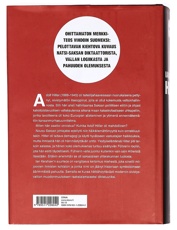Hitler - Kershaw, Ian - Elämäkerrat ja muistelmat - 10105365908 - 1