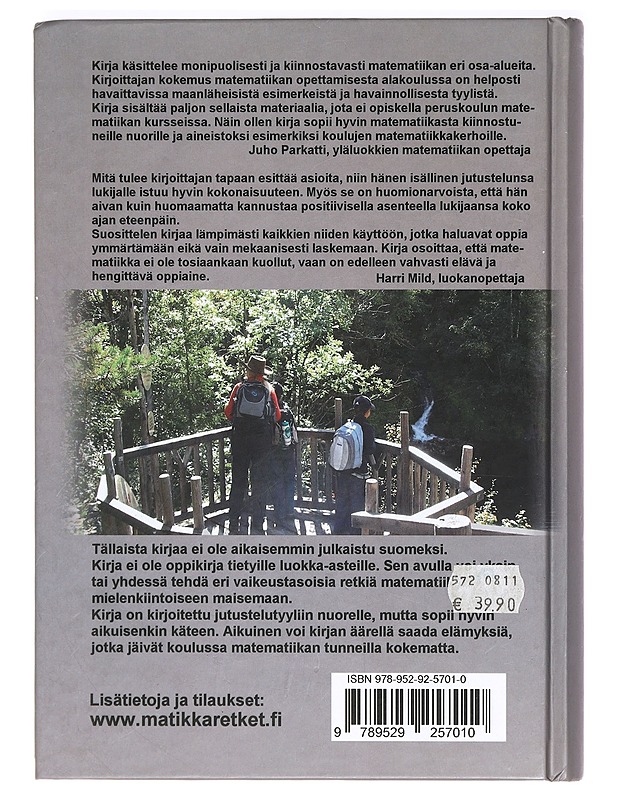 Patikkaretkiä matematiikan maisemaan - Aittokallio, Teuvo - Tietokirjat ja oppaat - 10105365956 - 1