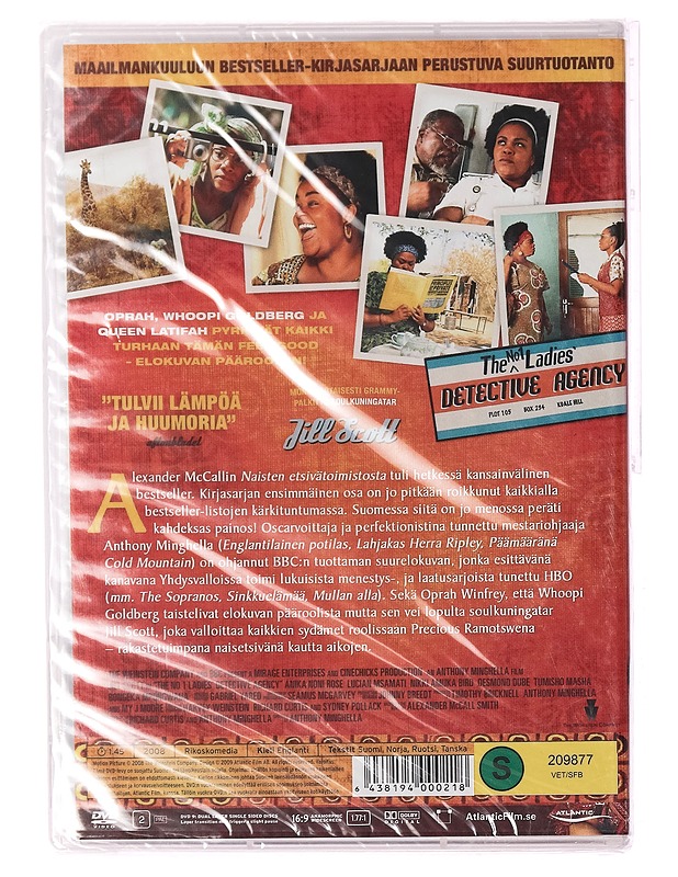 Naisten etsivätoimisto nro 1 - DVD - DVD-elokuvat - 10105366014 - 1