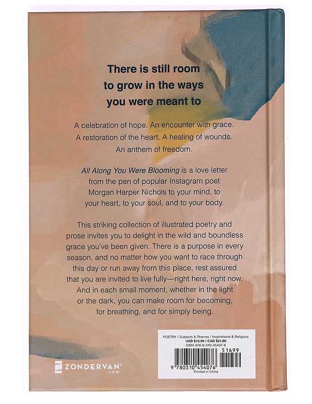 All along you were blooming : thoughts for boundless living - Morgan Harper Nichols - Romaanit ja novellit - 10105366088 - 1