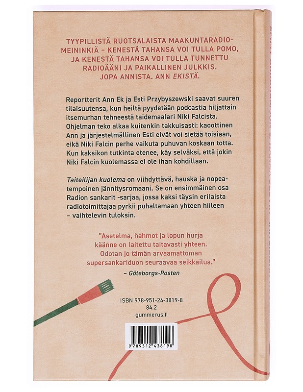 Taiteilijan kuolema - Abrahamson, Emmy - Jännitys ja dekkarit - 10105366299 - 1