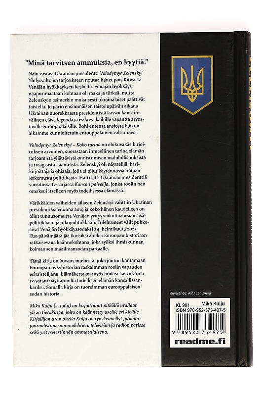 Volodymyr Zelenskyi : koko tarina - Mika Kulju - Elämäkerrat ja muistelmat - 10105366336 - 1
