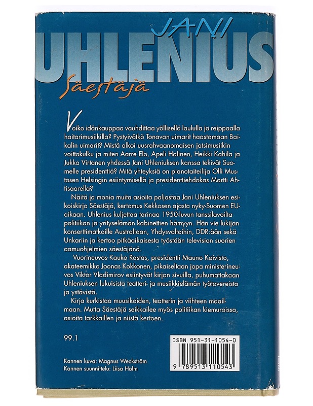 Säestäjä - Jani Uhlenius - Elämäkerrat ja muistelmat - 10105366525 - 1