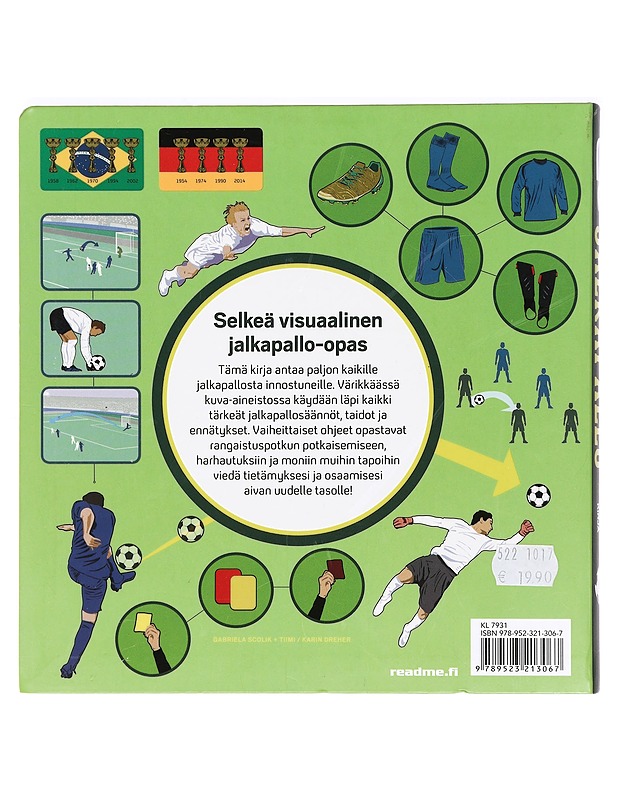 Jalkapallo : pelaajan kirja - Scolik, Gabriela - Kirja lahjaksi - 10105366551 - 1
