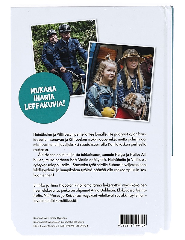 Heinähattu, Vilttitossu ja Rubensin veljekset - Nopola, Sinikka - Lastenkirjat - 10105366679 - 1