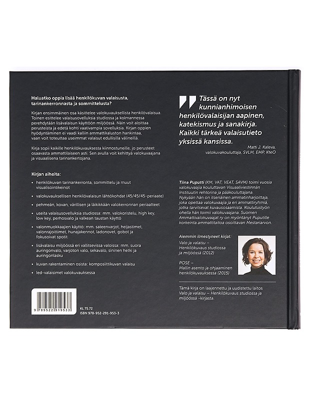 Valaise tarina kuvaksi : henkilökuvaus studiossa ja miljöössä - Puputti, Tiina - Tietokirjat ja oppaat - 10105366699 - 1