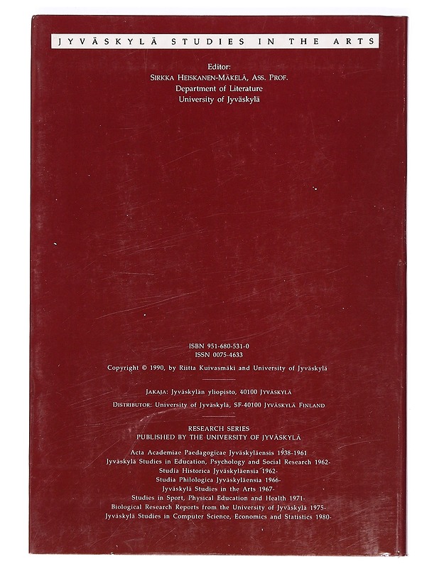 Siiwollisuuden tuntoa ja ylewätä kauneuden mieltä : suomenkielinen nuorisokirjallisuus 1851-1899 - Riitta Kuivasmäki - Tietokirjat ja oppaat - 10105366859 - 1