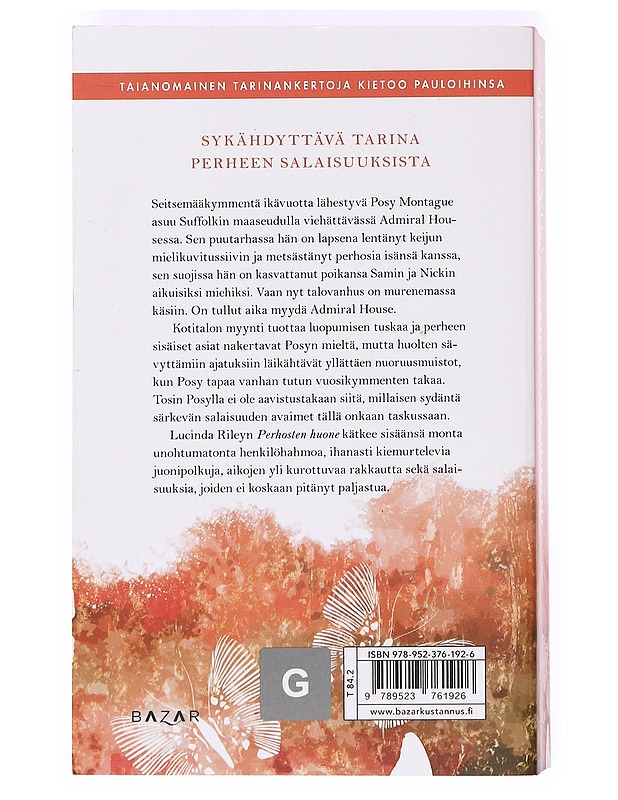 Perhosten huone - Riley, Lucinda - Romaanit ja novellit - 10105366929 - 1