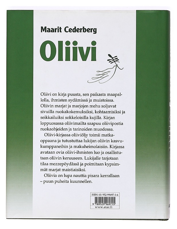 Oliivi - Cederberg, Maarit - Ruokakirjat - 10105367075 - 1