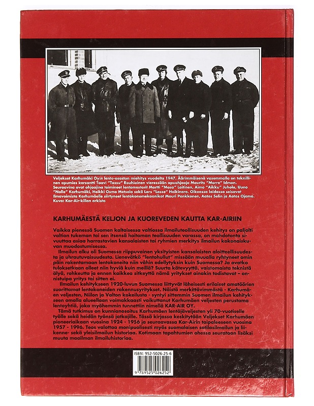 Veljekset Karhumäki Suomen ilmailun pioneereina 1924-1956 - Ismo Tervonen - Historiakirjat - 10105367254 - 1