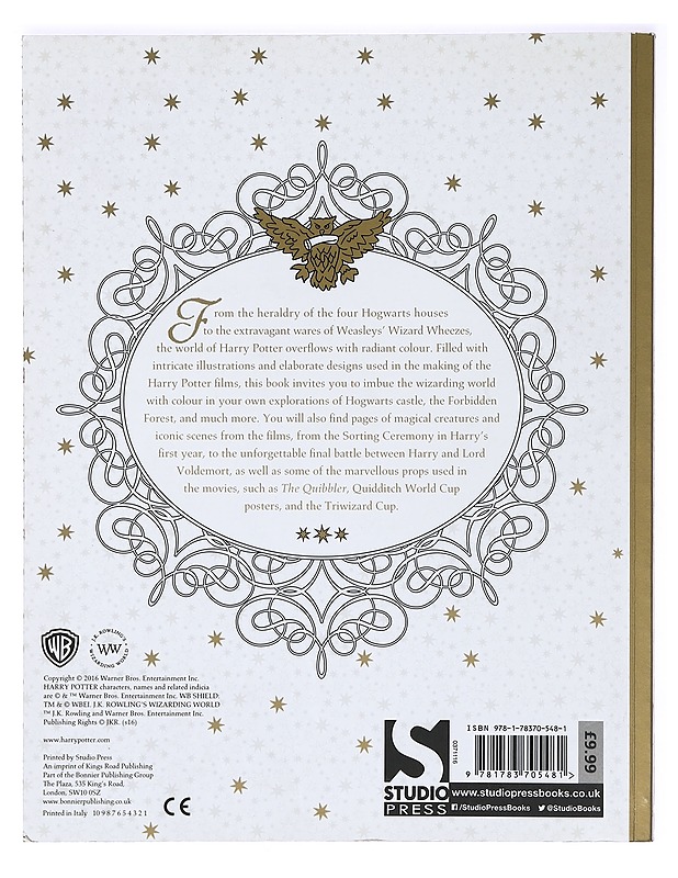 Harry Potter colouring book - Käsityökirjat - 10105367268 - 1