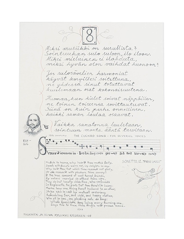 William Shakespeare postikortti - Askartelu - 10105367373 - 0
